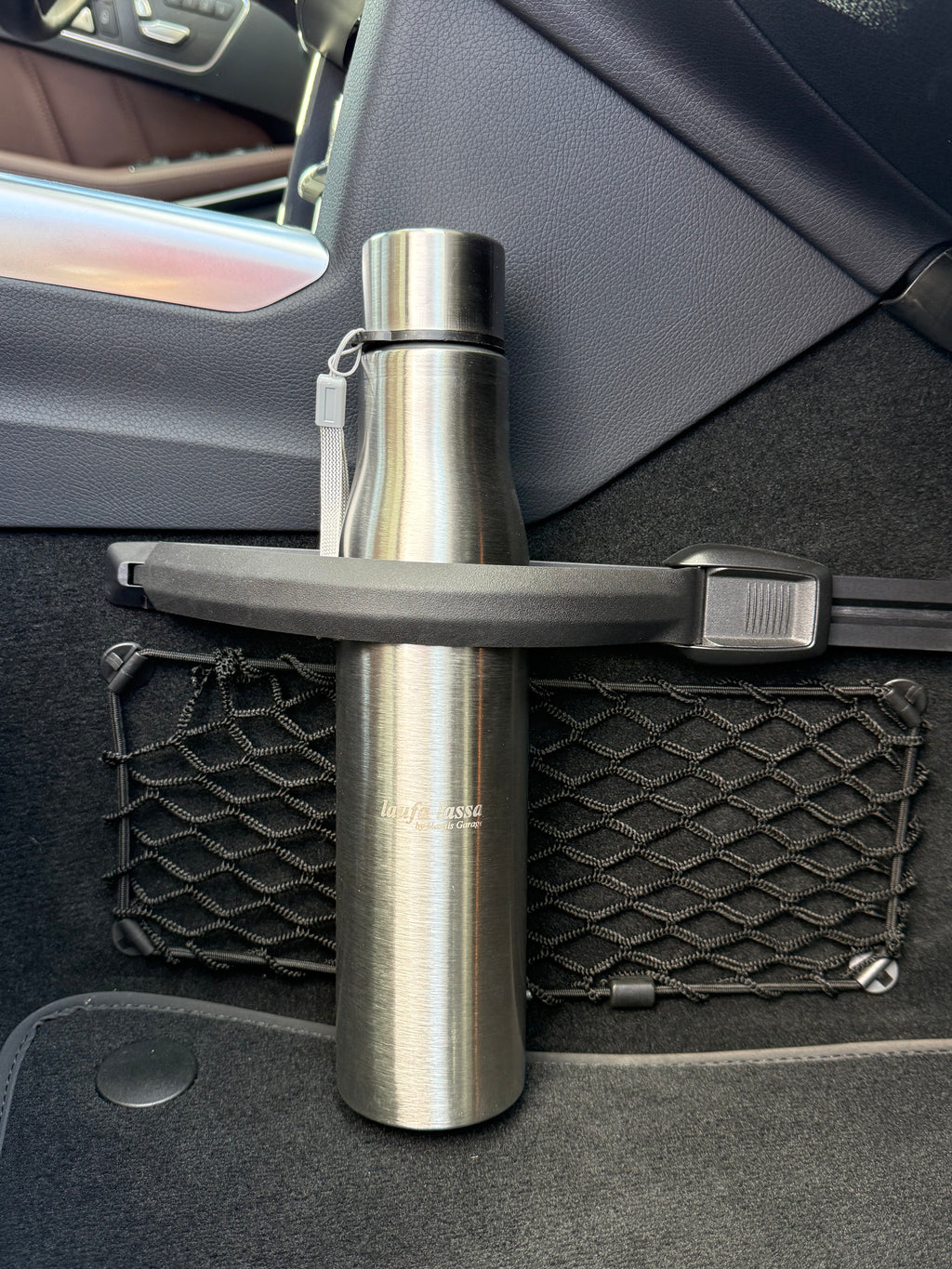 Trinkflasche | „Laufa lassa by Hansis Garage“ | Edelstahl | Lasergravur | 900 ml