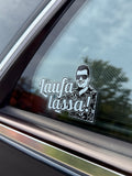 Sticker „Laufa lassa“ | Hansis Garage | UV- & wetterfest