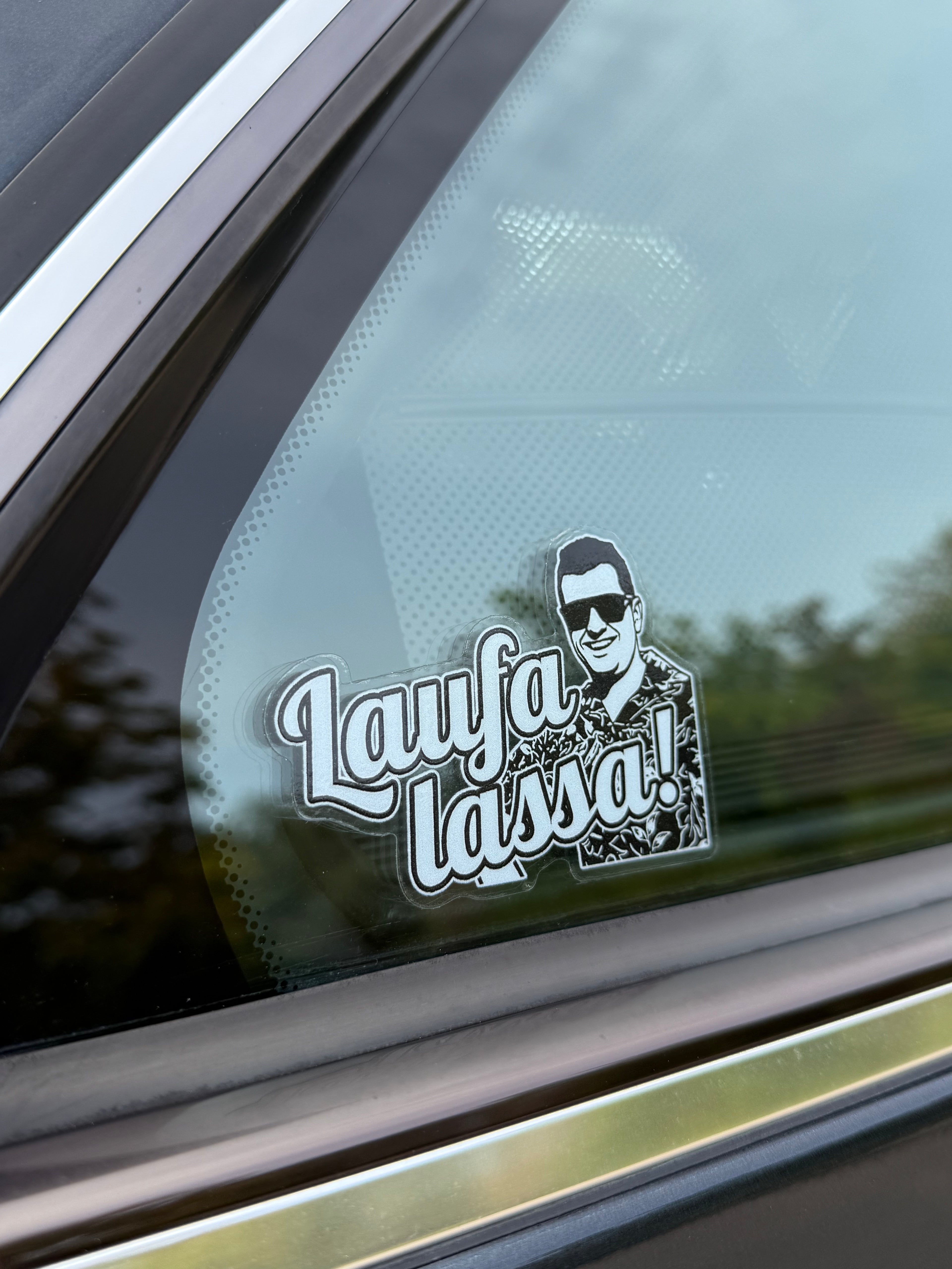 Sticker „Laufa lassa“ | Hansis Garage | UV- & wetterfest