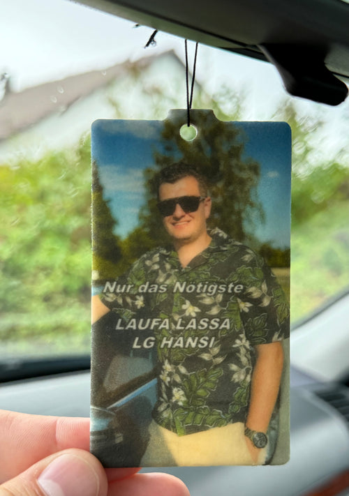 Duftbaum „Ocean“ – Hansis Garage | „Nur das Nötigste – Laufa lassa“